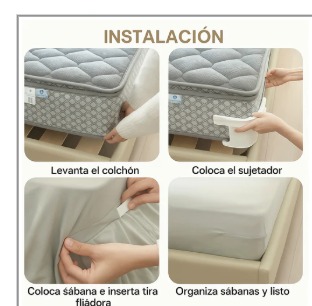 Clips Antideslizantes para Sábanas – Pac